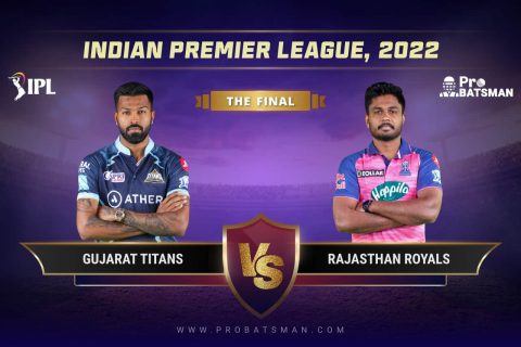 IPL 2022, Final – GT vs RR Dream11 Prediction With Preview, Playing 11, Pitch Report, Player Records & Update