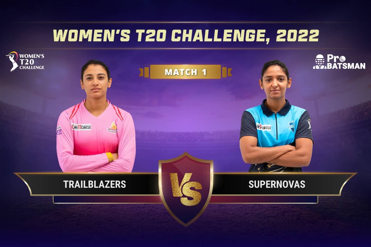 Women's T20 Challenge 2022 Match 1 TB vs SW Dream11 Prediction
