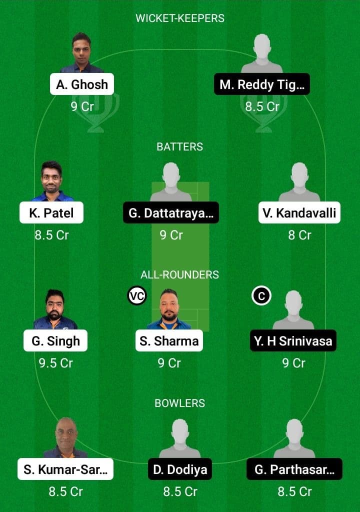 IND vs STI Dream11 Fantasy Team Prediction