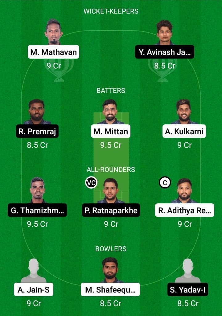 SMA vs WAR Dream11 Fantasy Team Prediction