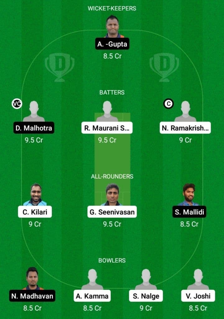 HSG vs MAM Dream11 Fantasy Team Prediction