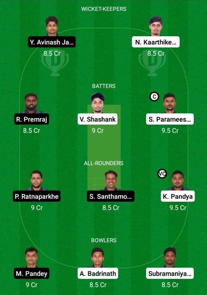 PAT vs WAR Dream11 Prediction With Stats, Pitch Report & Player Record of Pondicherry T10, 2022 For Match 30