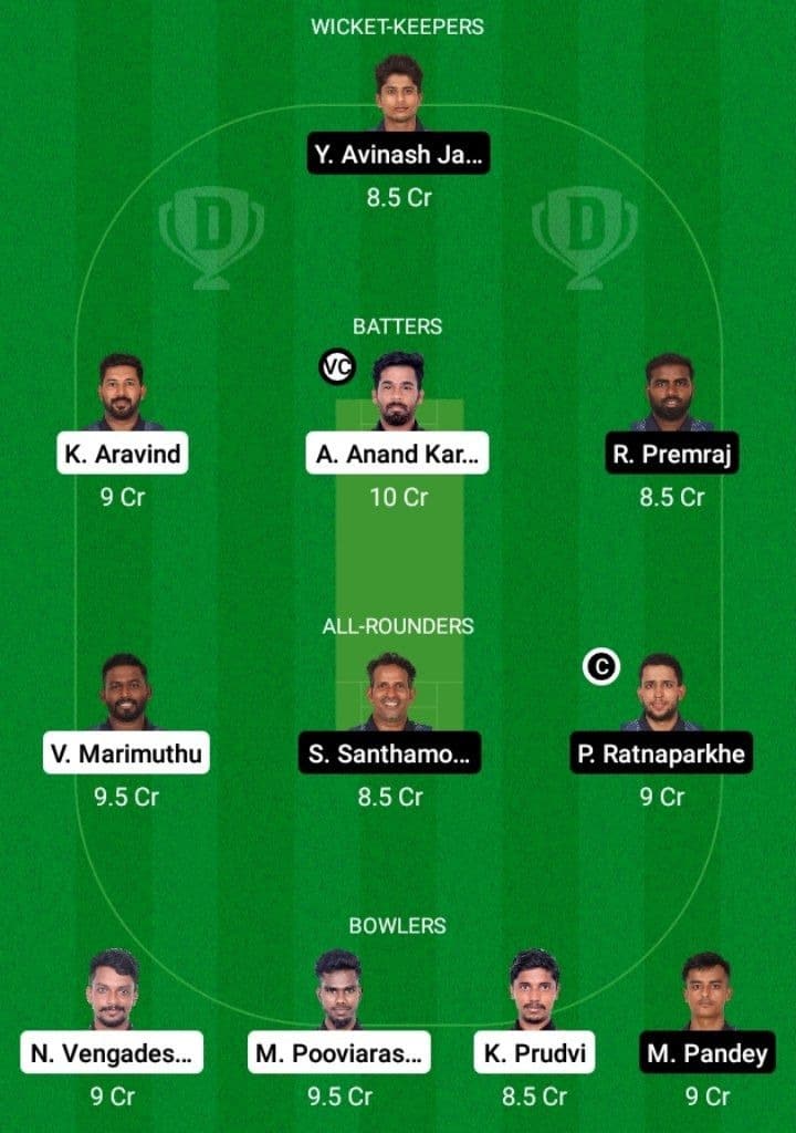 AVE vs WAR Dream11 Fantasy Team Prediction