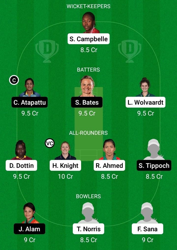 BAR-W vs FAL-W Dream11 Fantasy Team Prediction