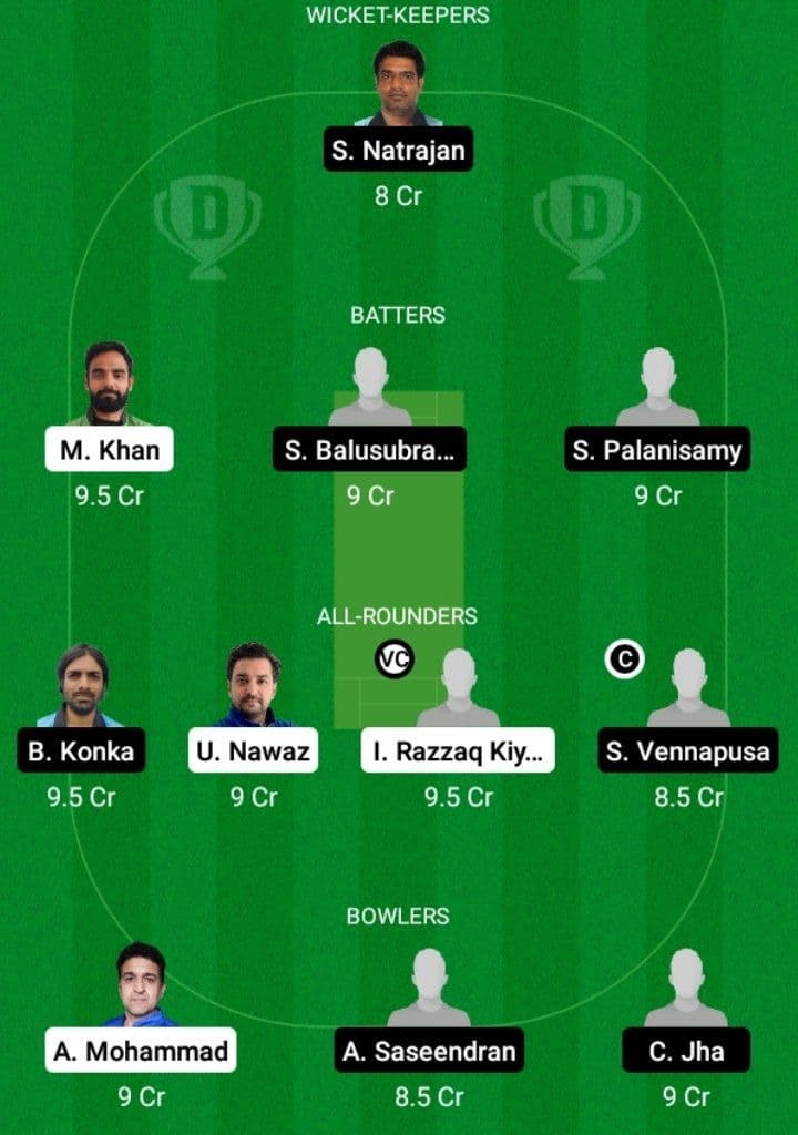 ECC vs GR Dream11 Fantasy Team Prediction