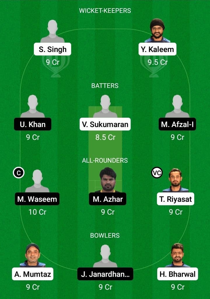 DSRS vs VFSS Dream11 Fantasy Team Prediction