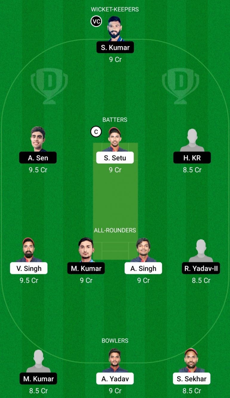 BOK vs SIN Dream11 Prediction With Stats, Pitch Report & Player Record of Jharkhand T20, 2022 For Match 7