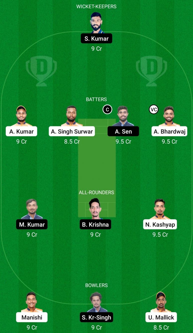 DUM vs SIN Dream11 Prediction With Stats, Pitch Report & Player Record of Jharkhand T20, 2022 For Match 11