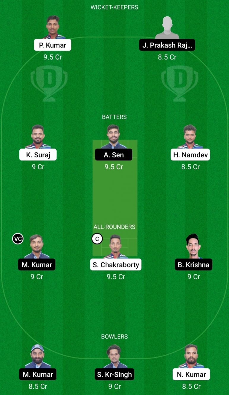 JAM vs SIN Dream11 Prediction With Stats, Pitch Report & Player Record of Jharkhand T20, 2022 For Match 18