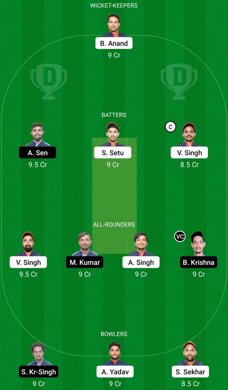 BOK vs SIN Dream11 Prediction With Stats, Pitch Report & Player Record of Jharkhand T20, 2022 For Match 22