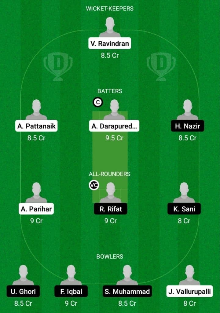 UCB vs DEV Dream11 Fantasy Team Prediction