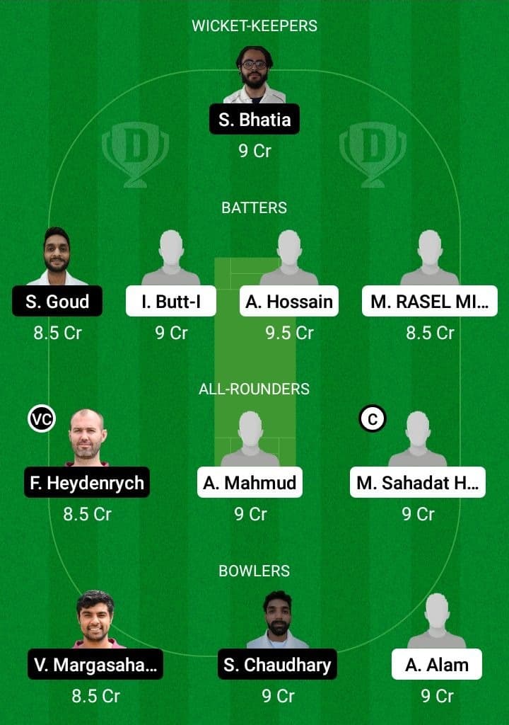 PRT vs VCC Dream11 Fantasy Team Prediction