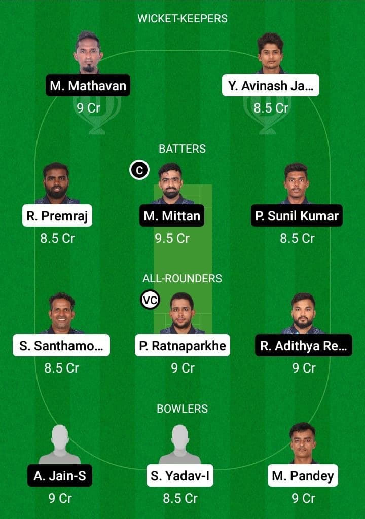 WAR vs SMA Dream11 Fantasy Team Prediction