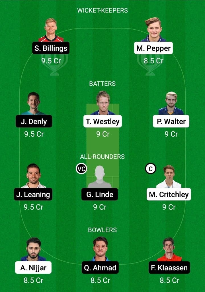 ESS vs KET Dream11 Fantasy Team Prediction