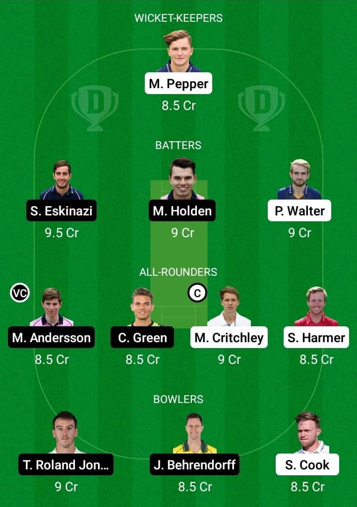 ESS vs MID Dream11 Fantasy Team Prediction