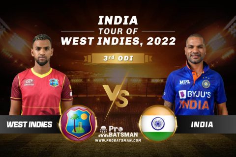 IND vs WI Dream11 Prediction With Stats, Pitch Report & Player Record of India tour of West Indies, 2022 For 3rd ODI