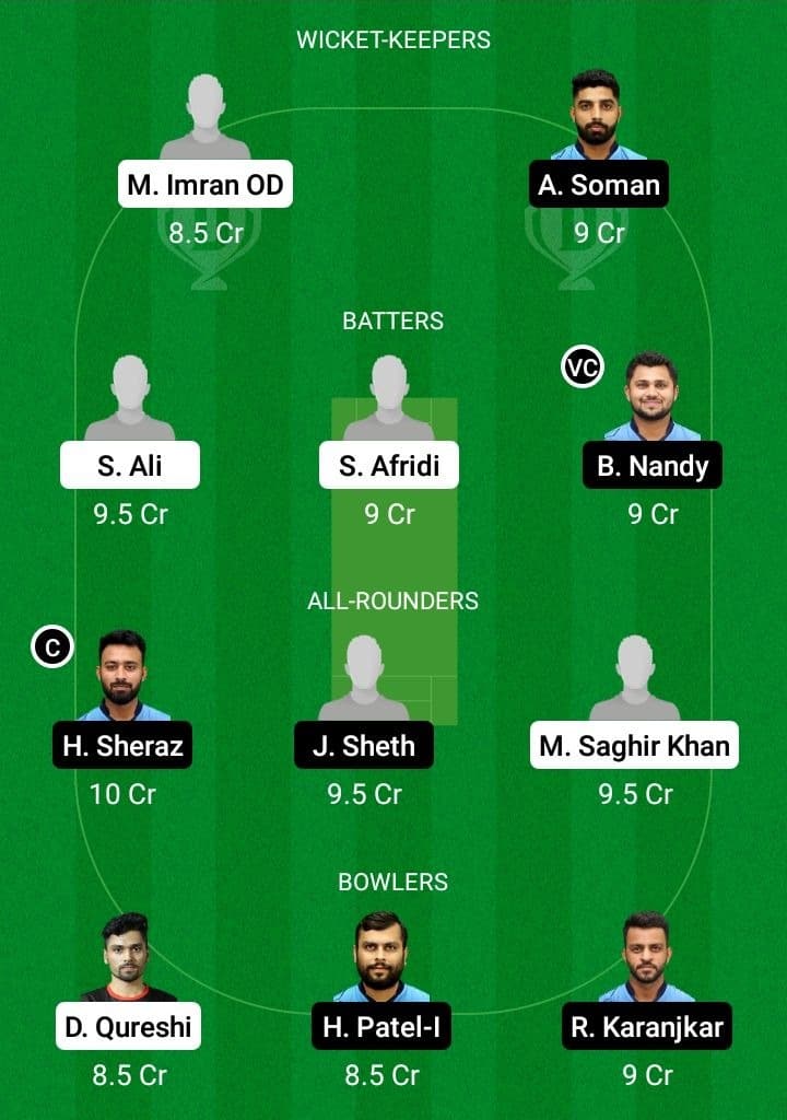 FDD vs RJT Dream11 Fantasy Team Prediction