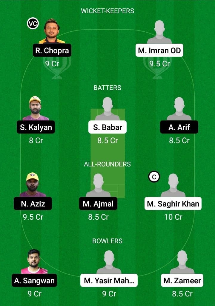 FDD vs AJH Dream11 Fantasy Team Prediction