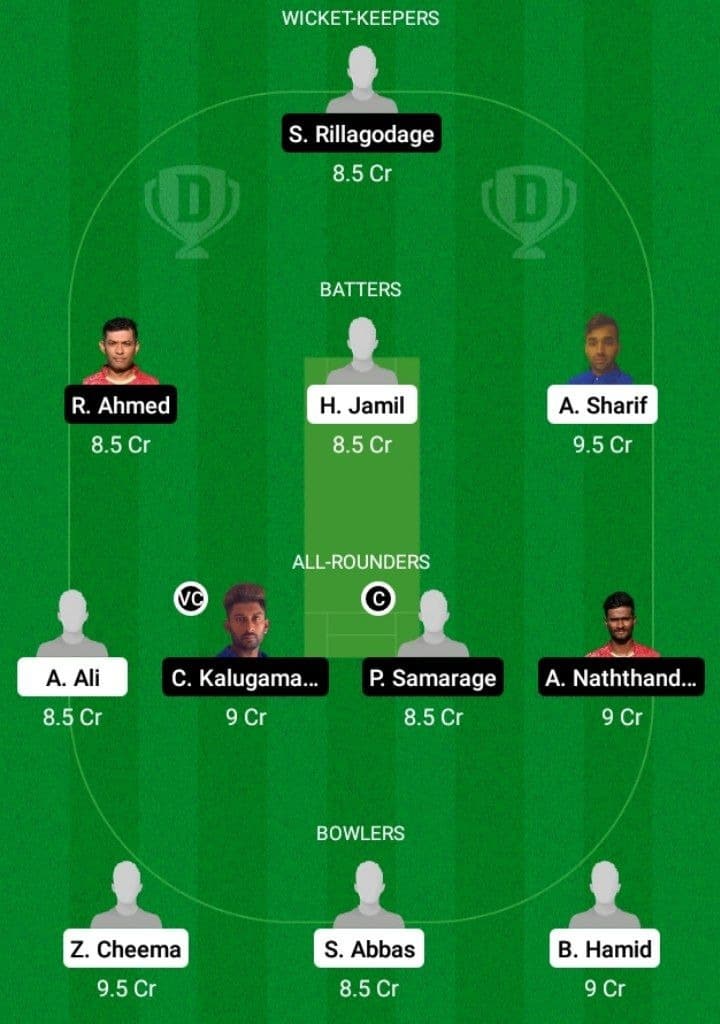 FT vs RCC Dream11 Fantasy Team Prediction