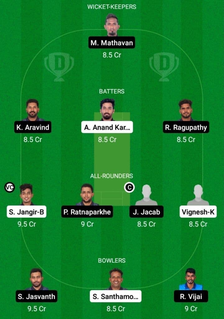 TUS vs TIG Dream11 Fantasy Team Prediction