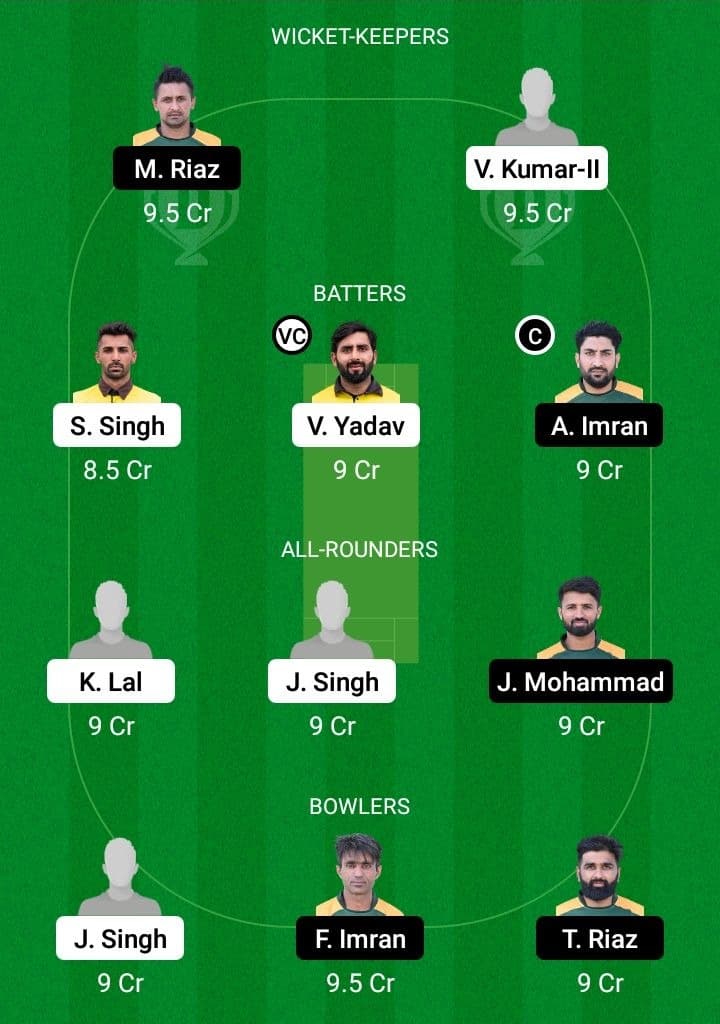 KIN-XI vs PLG Dream11 Fantasy Team Prediction