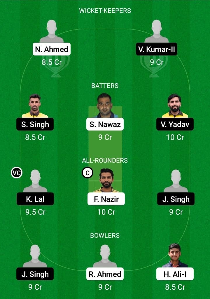 JIB vs KIN-XI Dream11 Fantasy Team Prediction