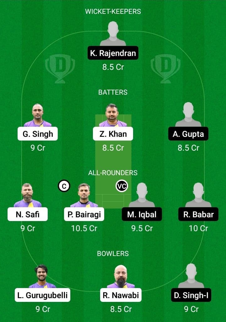 GSB vs LEM Dream11 Prediction - Fantasy Team 1