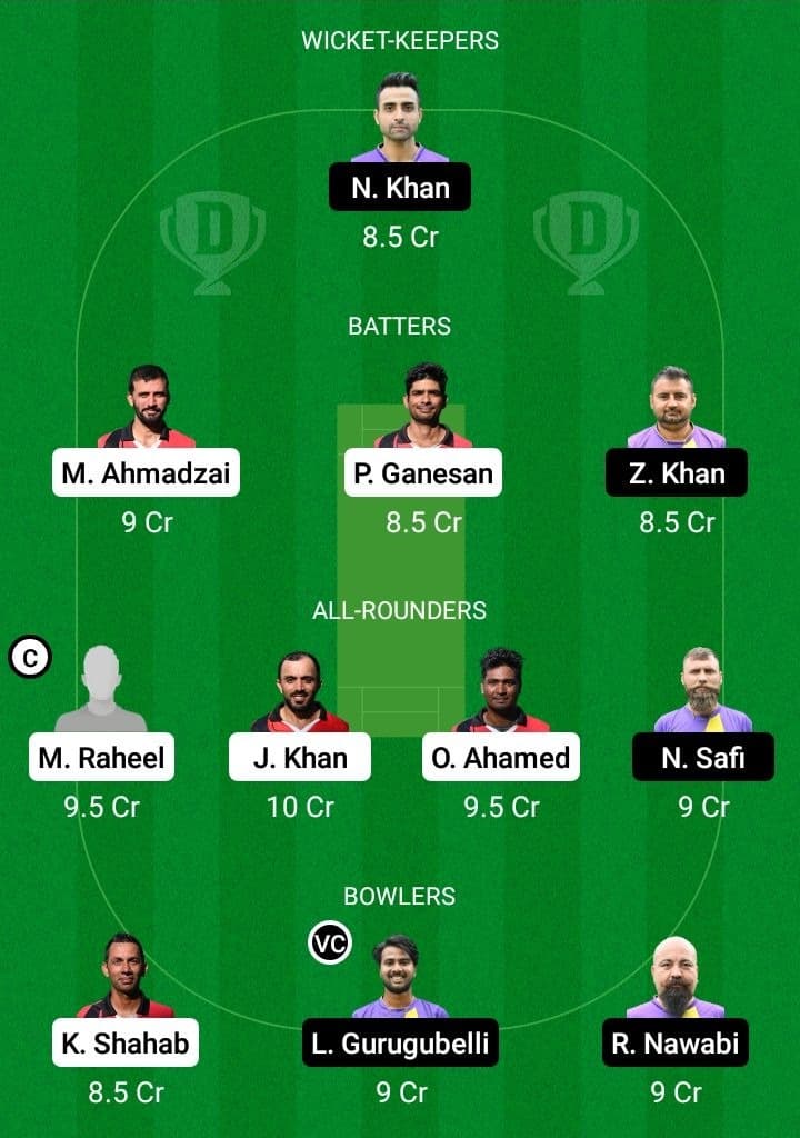 DB vs GSB Dream11 Prediction - Fantasy Team 2