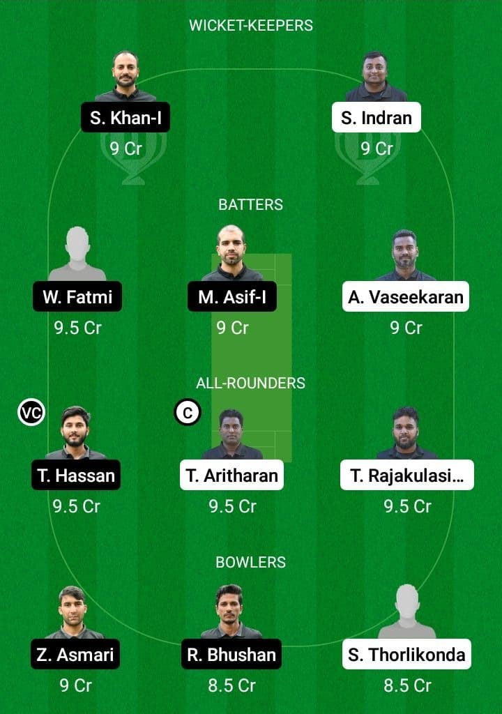 BYB vs BYS Dream11 Prediction - Fantasy Team 1