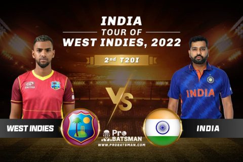 IND vs WI Dream11 Prediction With Stats, Pitch Report & Player Record of India tour of West Indies, 2022 For 2nd T20I