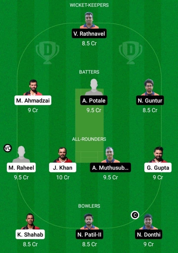 DB vs KCH Dream11 Prediction - Fantasy Team 2