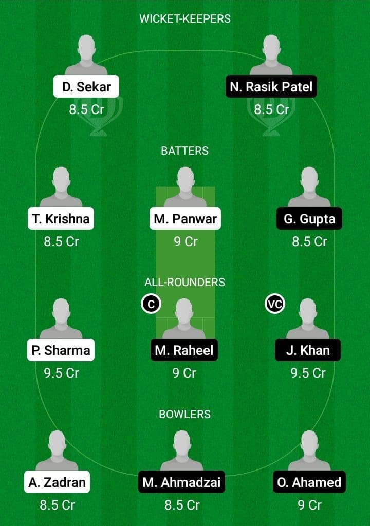 KCC vs DB Dream11 Prediction