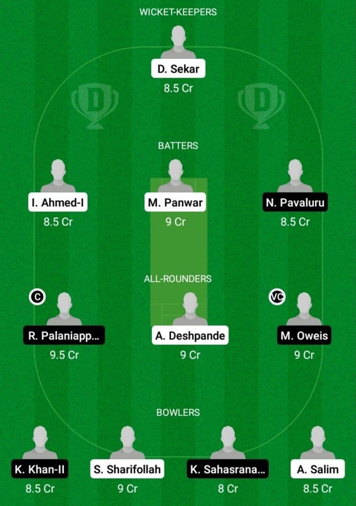 KCC vs VG Dream11 Prediction KCC vs VG Dream11 Prediction