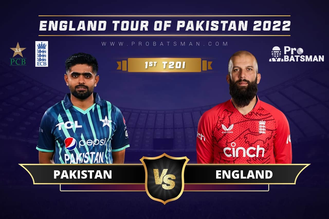 Pakistan vs England 1st T20I 2022