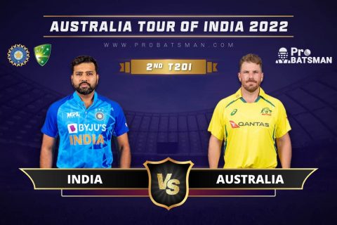 IND vs AUS Dream11 Prediction With Stats, Pitch Report & Player Record of Australia tour of India, 2022 For 2nd T20I
