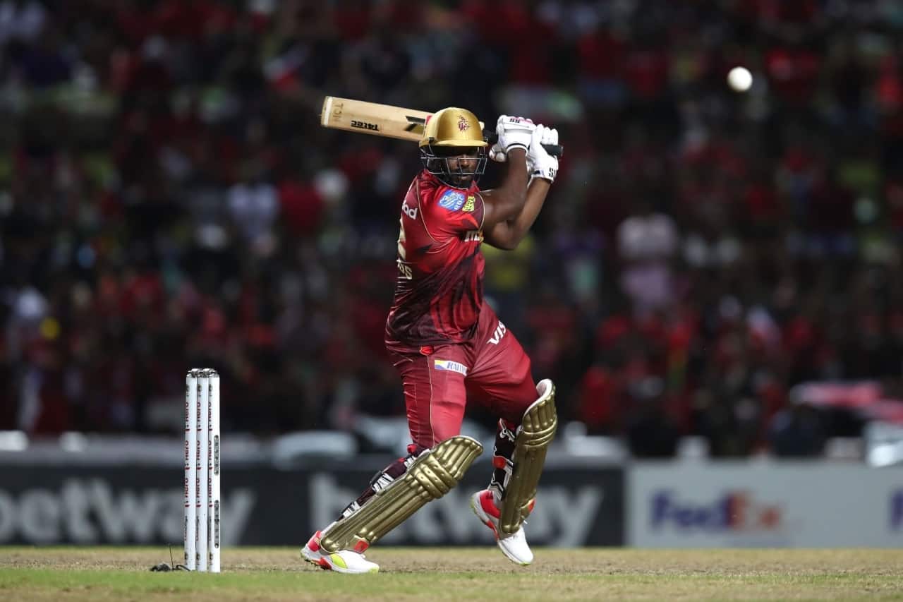 Andre Russell of Trinbago Knight Riders in CPL 2022