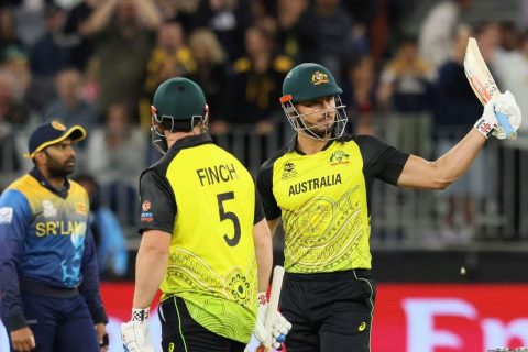 Marcus Stoinis Celebrating Fifty