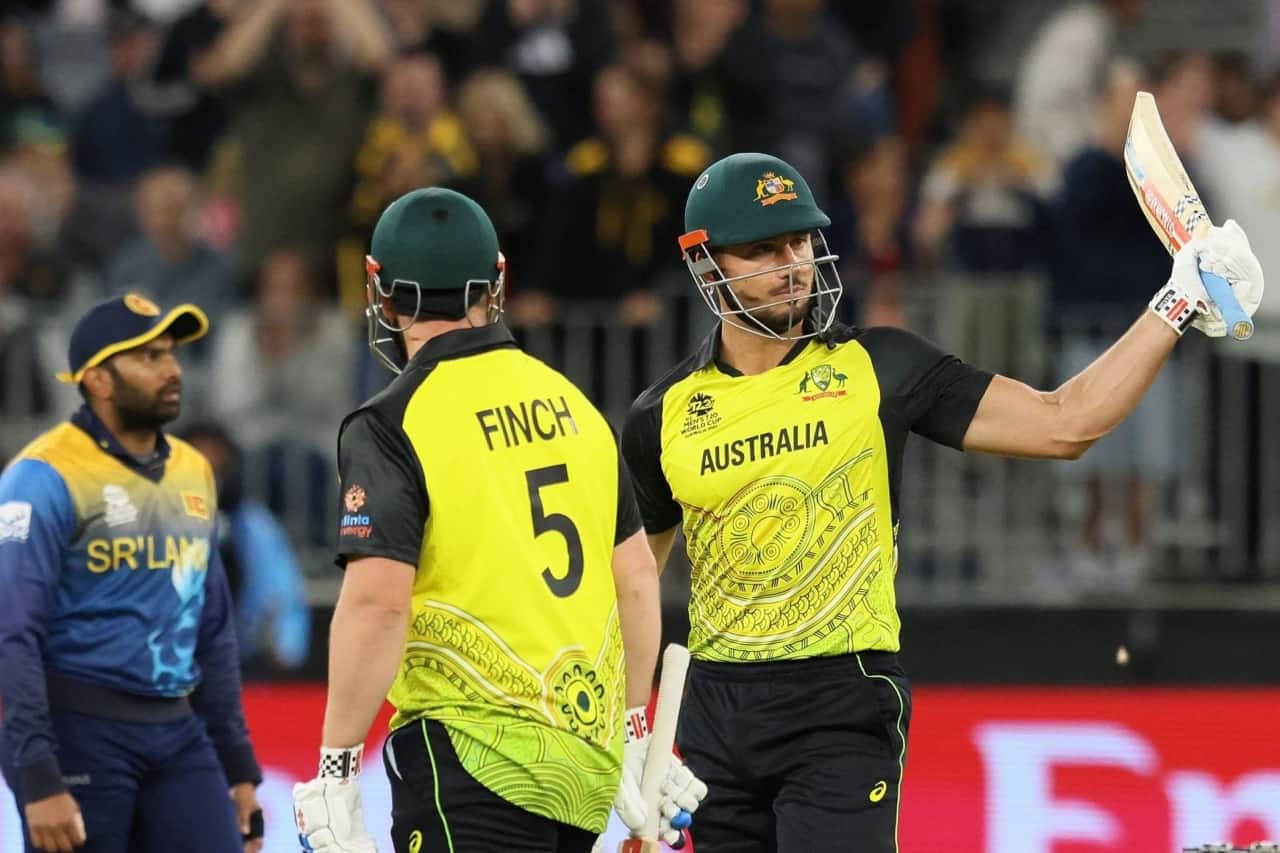 Marcus Stoinis Celebrating Fifty