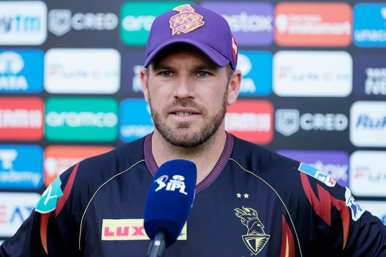 Aaron Finch of Kolkata Knight Rider (KKR) in IPL