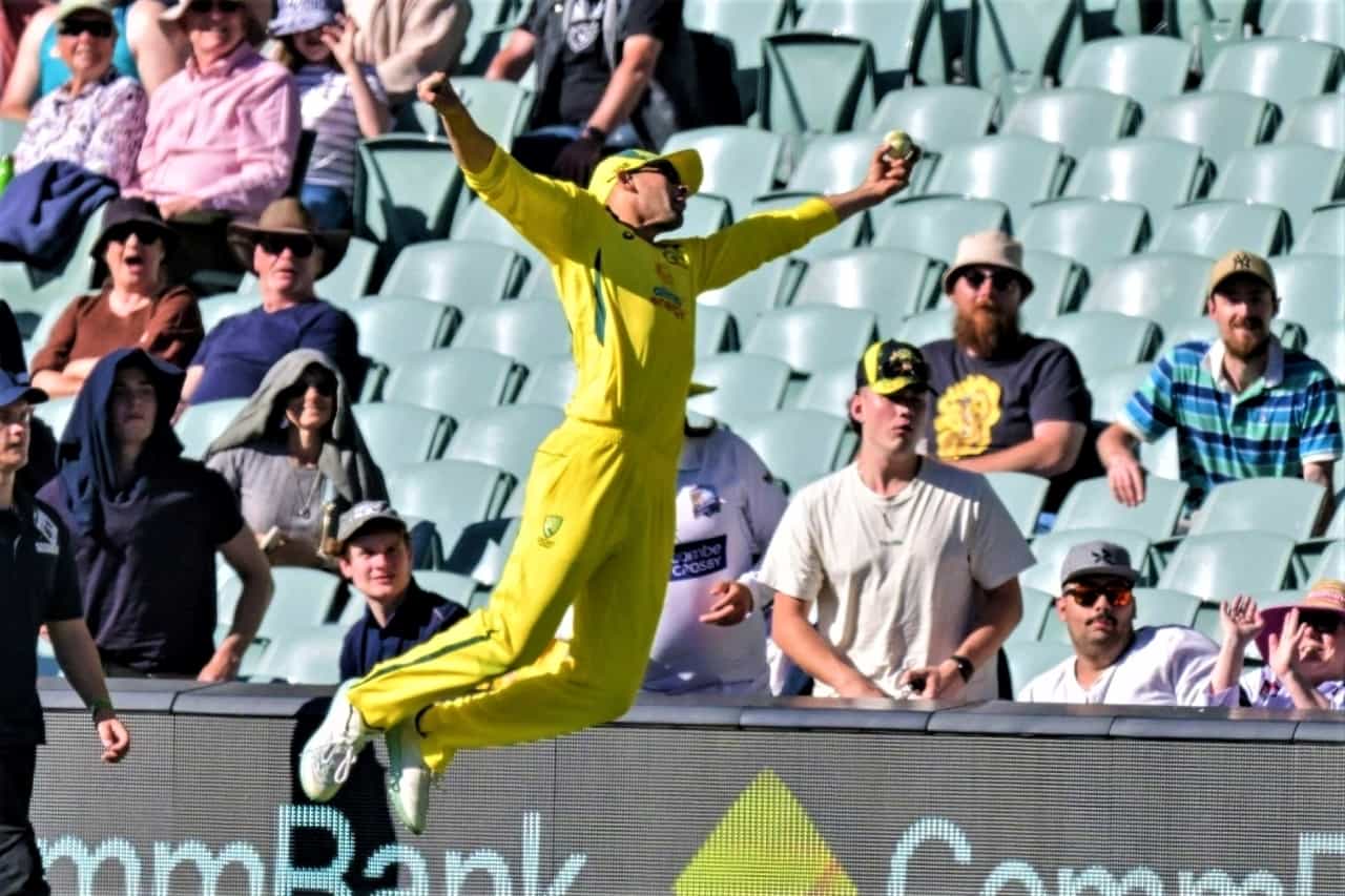 Ashton Agar Jaw Dropping Catch