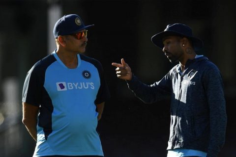 Ravi Shastri & Hardik Pandya