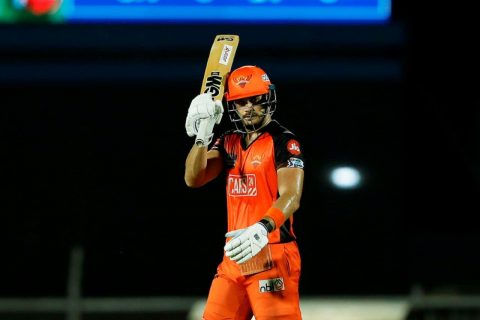 Aiden Markram of Sunrisers Hyderabad (SRH) Completes Fifty