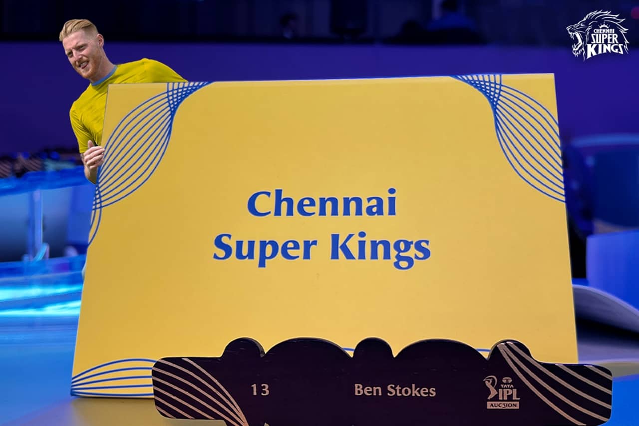 IPL 2023 Auction: Ben Stokes Sold To Chennai Super Kings (CSK), Becomes Most Expensive Player Of CSK In IPL History Ben Stokes CSK