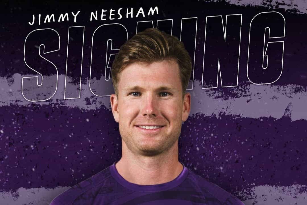 BBL 2022-23: Jimmy Neesham joins Hobart Hurricanes as an overseas replacement player
