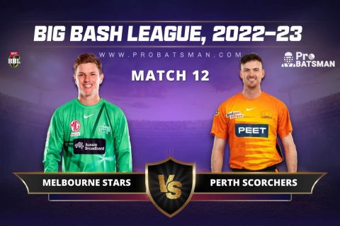 Match 12 - STA vs SCO - Melbourne Stars vs Perth Scorchers - BBL 2022-23