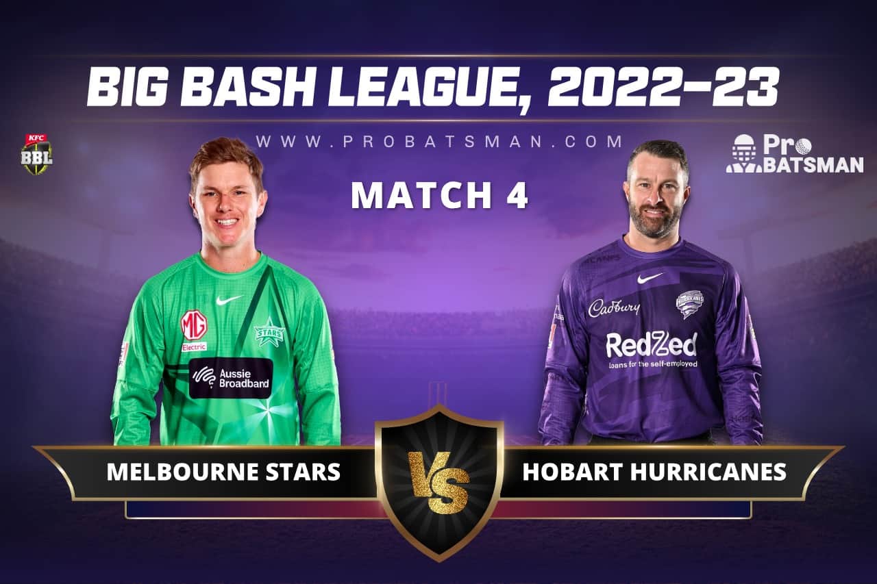 STA vs HUR Dream11 Prediction For Match 4 of BBL 2022-23