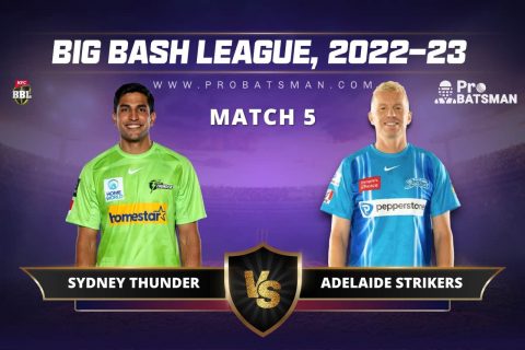 THU vs STR Dream11 Prediction For Match 5 of BBL 2022-23