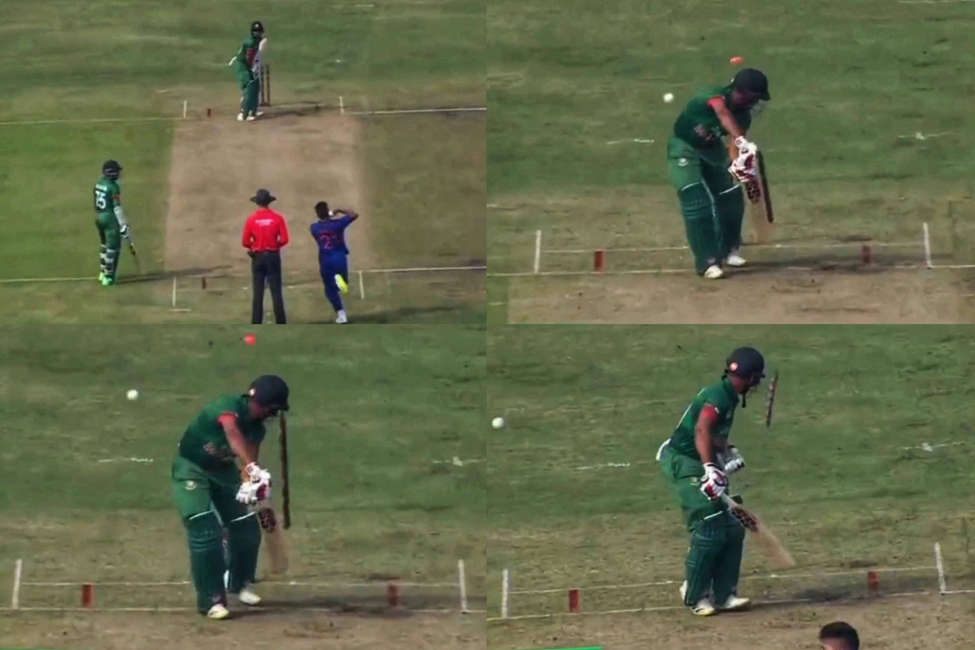 IND vs BAN: Umran Malik Sends Najmul Hossain Shanto's Off Stump Flying - Watch Video