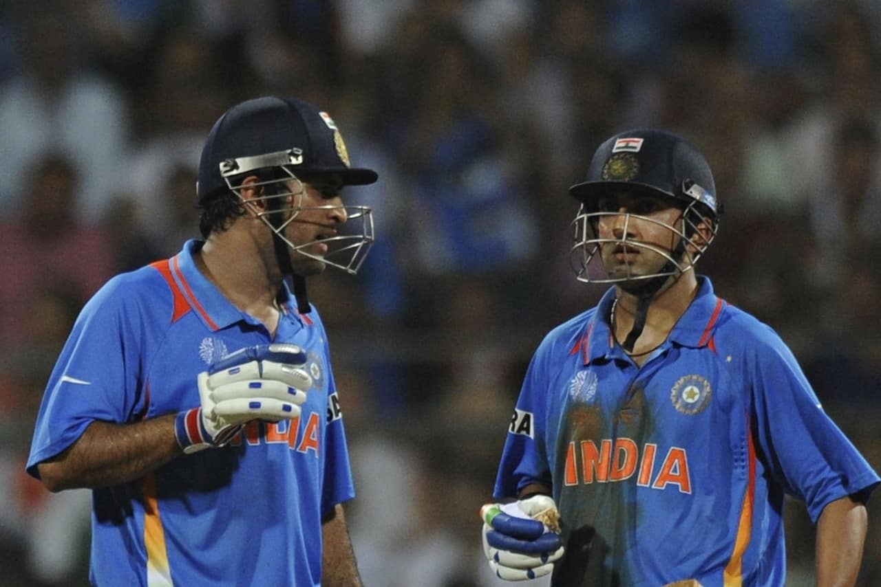 MS Dhoni & Gautam Gambhir in World Cup 2011 Final