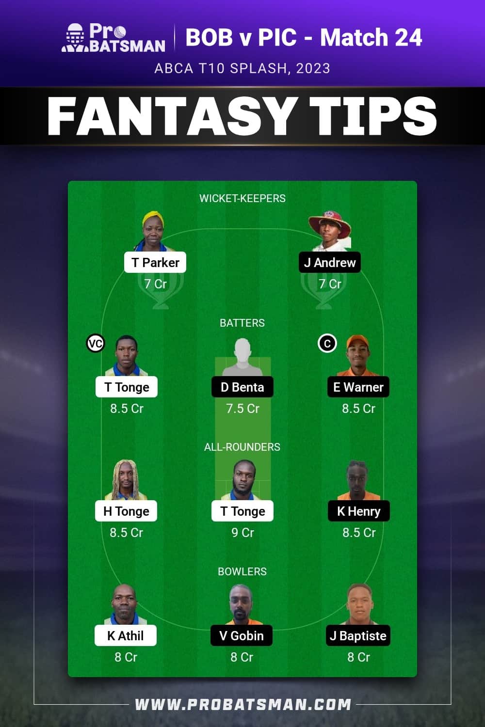 Fantasy Cricket Tips